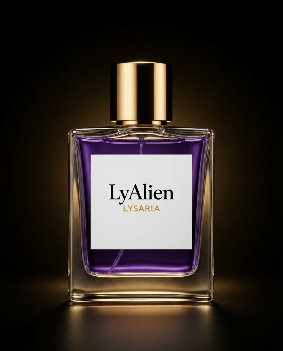 LyAlien — flacon de parfum premium Lysaria