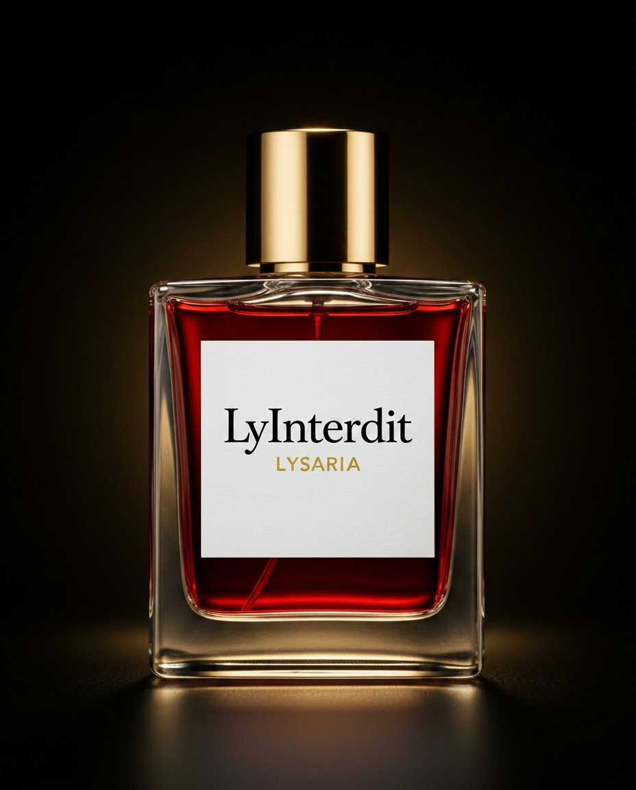 LyInterdit — flacon de parfum premium Lysaria