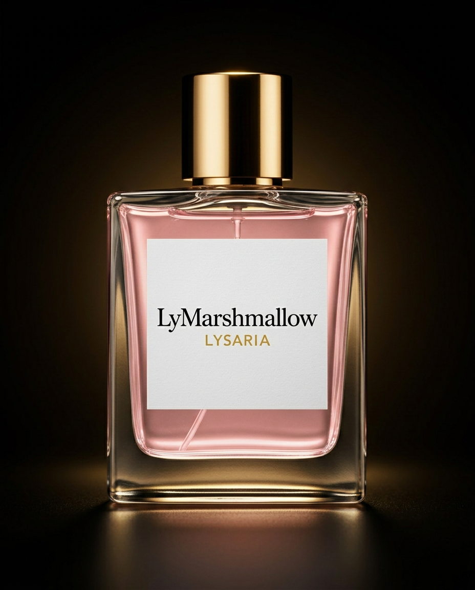 LyMarshmallow — flacon de parfum premium Lysaria